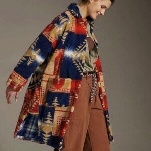 Anthropologie Pilcro Sherpa Coat